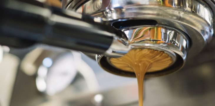 making coffee